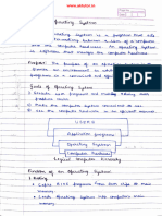 Operating Systems BT CS 2nd Yr Notes2