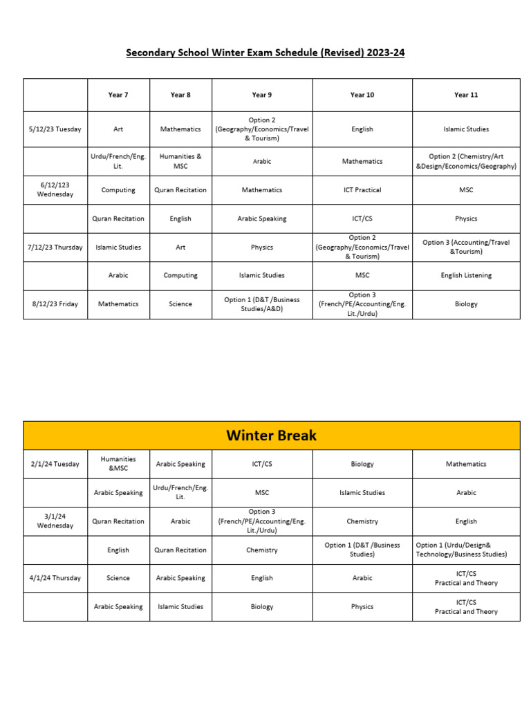 revised-secondary-school-winter-exam-schedule-download-free-pdf