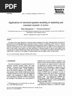 Baumgartner - Applications of SEM in Marketing and Consumer Research - A