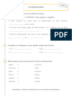 Fiches Dapplication Le Dictionnaire