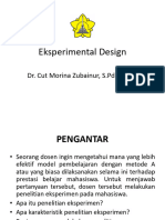 Pertemuan 5 Eksperimental Design