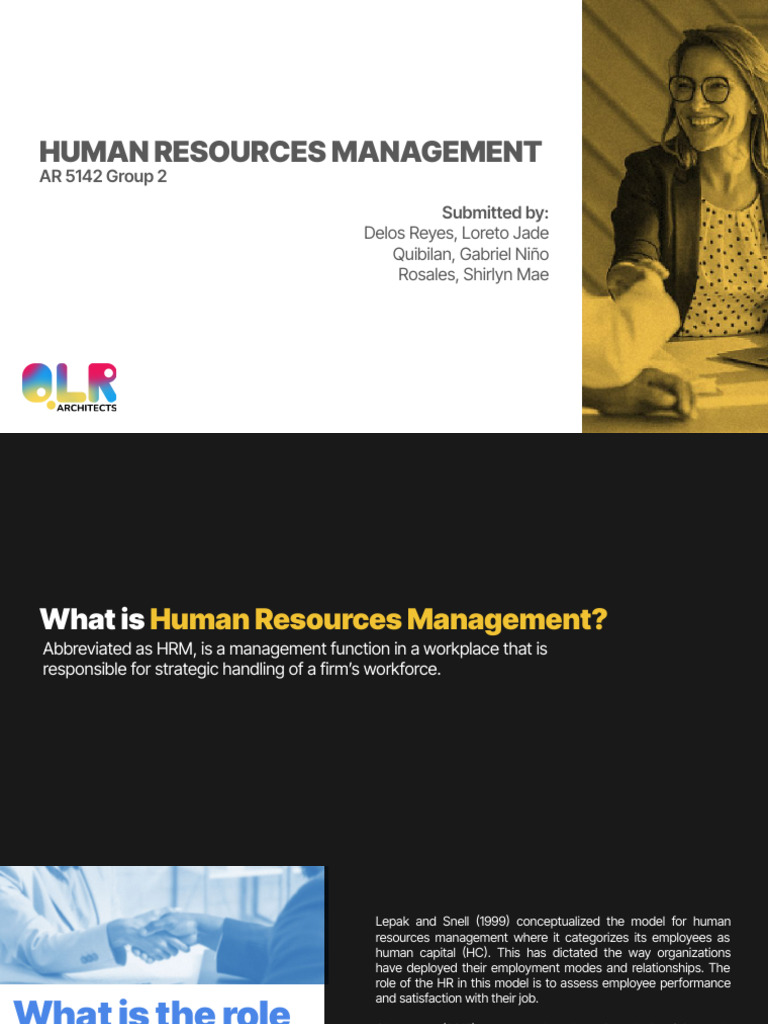 Architecture: Human Resource Management | PDF | Incentive