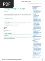 C Basics - C Programming Tutorial