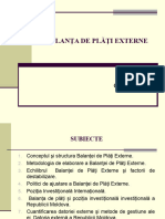 TEMA 2. Balanta de plati externe 2021