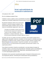 ConJur - Andrade Vieira - Recuperação Judicial Dos Grupos Empresariais