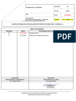 Plano de Trabalho Operacional - Instalação Do Portão - Oficina Cbtu - Satuba - Pto 012 - Concluida