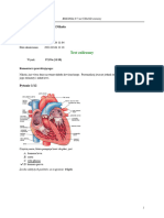 BIOLOGIA kl.7 Test Układ Krwionośny - Chmiel Nikola - Udzielone Odpowiedzi