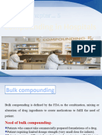 Compounding in Hospitals (Hospital & Clinical Pharmacy)