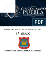 5° - Semana Del 03 Al 07 de Mayo 2021