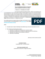 Edital de Chamamento Público #005/2023 para A Seleção de Projetos Culturais "Edital LPG - 1 Regional de Cultura"