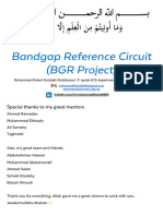 Band Gap Reference Circuit Design