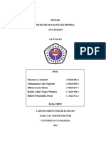 Makalah Proyek Dasar Elektronika