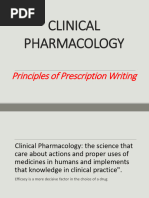 2 CLINICAL PHARMACOLOGY - Prescription - Writing