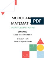 MODUL AJAR MATEMATIKA Geometri Transformasi Rotasi