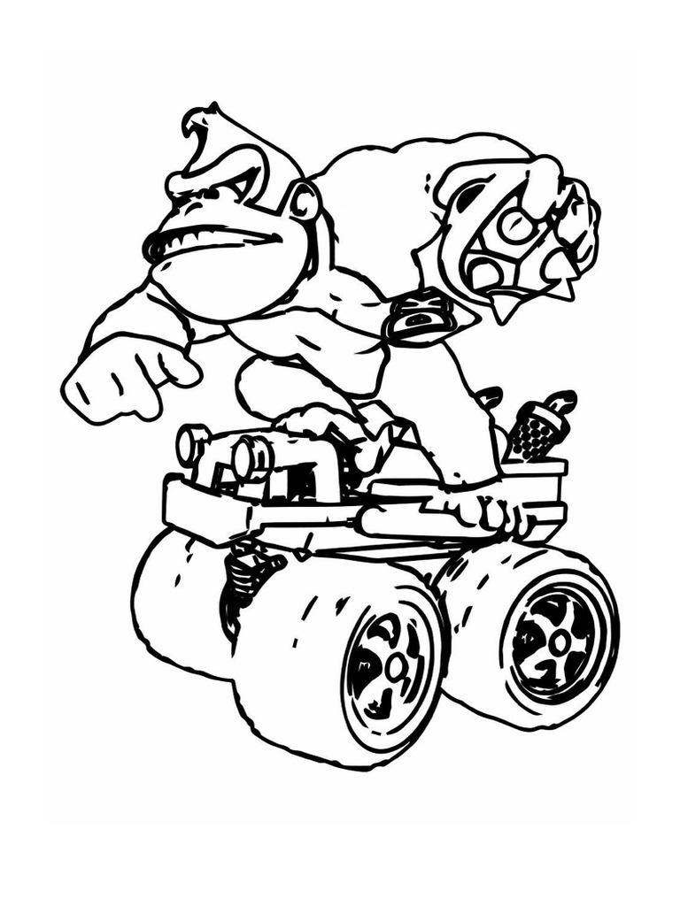 Coloring Mario Donkey Kong | PDF