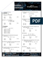 Álgebra Ciclo Cero - Taller de Álgebra - Valor Absoluto