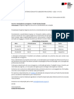 COMUNICADO EXTERNO CONJUNTO SUBSECRETARIA-COPED - 2023 - N º 272 - Atualização Do Cronograma - Provão Paulista Seriado