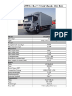 SHACMAN L3000 6Ã - 4 Lorry Truck Chassis - (Dry Box)