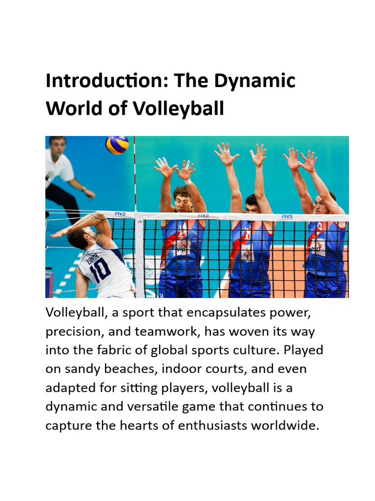 Volleyball Pdf Volleyball Shoe