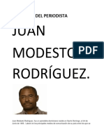 Biografía de Juan Modesto Rodríguez