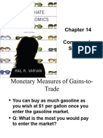 Varian9e LecturePPTs Ch14 Consumer Surpl