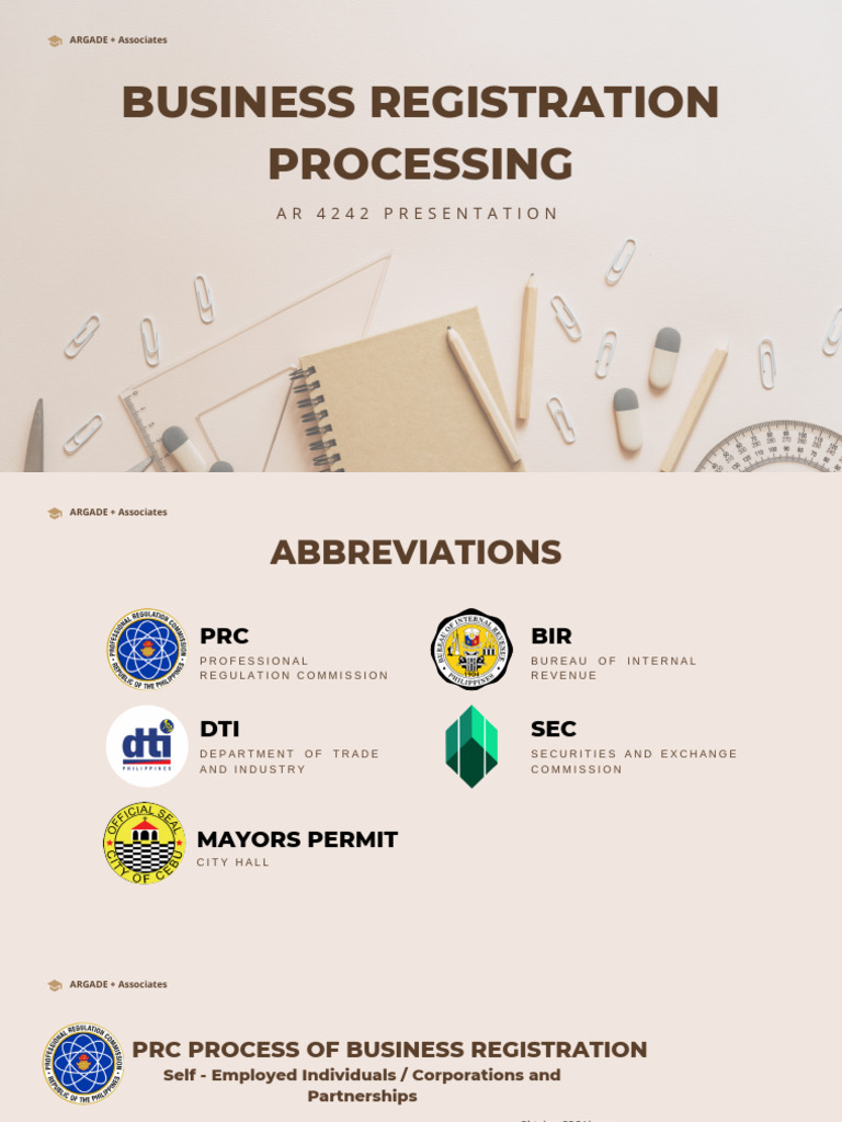 Business Registration Process Guide | PDF | Licensure | Identity Document