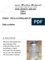 Class V Science Chapter What Is Everything Made of Topic A Solution 2020 2021