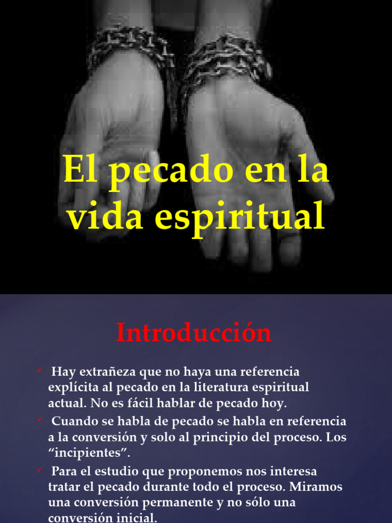 El Pecado Pdf Pecado Gracia Divina