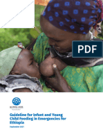 Guideline For Infant and Young Child Feeding in Emergencies