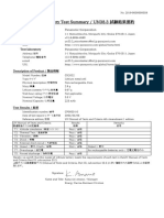 Example Battery Data Sheet - Only For Information