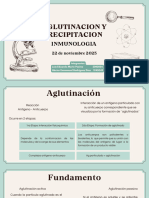 Auglutinacion y Precipitacion