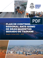 Plan de Contingencia Regional Ante Sismo de Gran Magnitud Seguido de Tsunami 2022