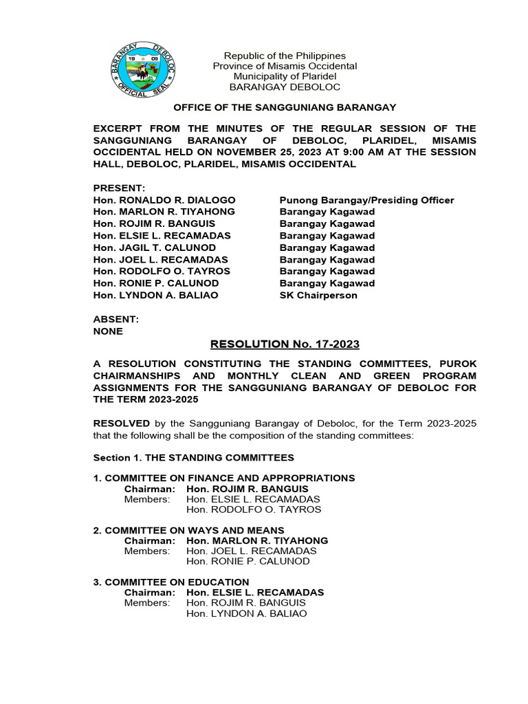 172023 Standing Committees PDF Legal Documents Justice