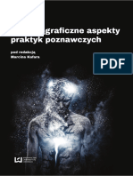 Auto/biograficzne Aspekty Praktyk Poznawczych TOM 3, Marcin Kafar