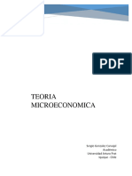 Teoría Microeconómica