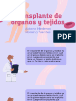 Presentación Biología Cuerpo Humano Células Orgánico Ilustrado Rosa y Lila