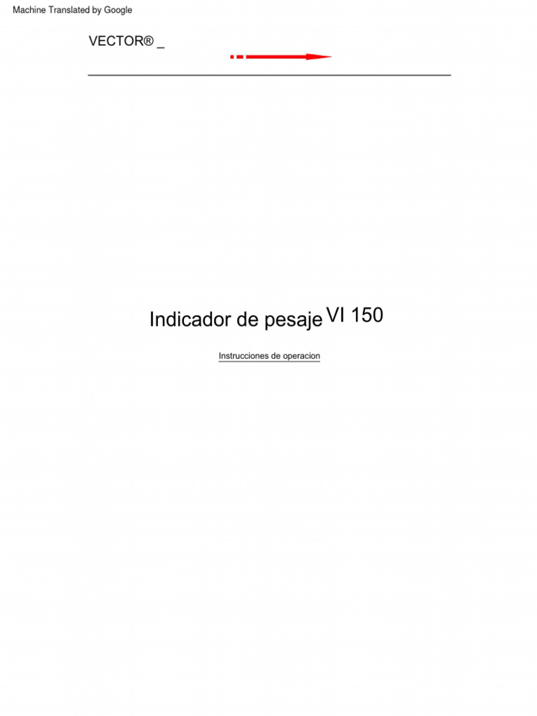 VI 150 P User Manual | PDF | Poco | Impresora (Computación)