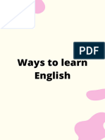 Ways To Learn English