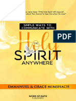 SIMPLE WAYS TO COMMUNICATE WITH THE HOLY SPIRIT Emmanuel & Grace