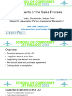 Key Elements of The Sales Process and Documenting The Sale