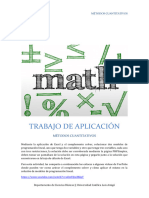 Trabajo de Aplicacion en Excel