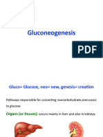 Gluconeogenesis, Glycolysis, Regulation (DR - Javed)