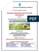 Brouchre - Program On Agriculture Financing and Farm Credit Management-07.11.23 - 08.11.23