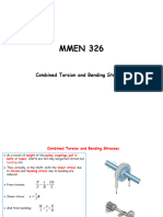 MMEN 326 - Combined Benidng and Torsion