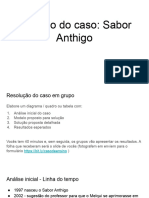 Solução Do Caso - Sabor Anthigo