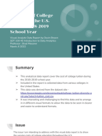 The Cost of College Tuition in The U.S. For The 2018-2019 School Year