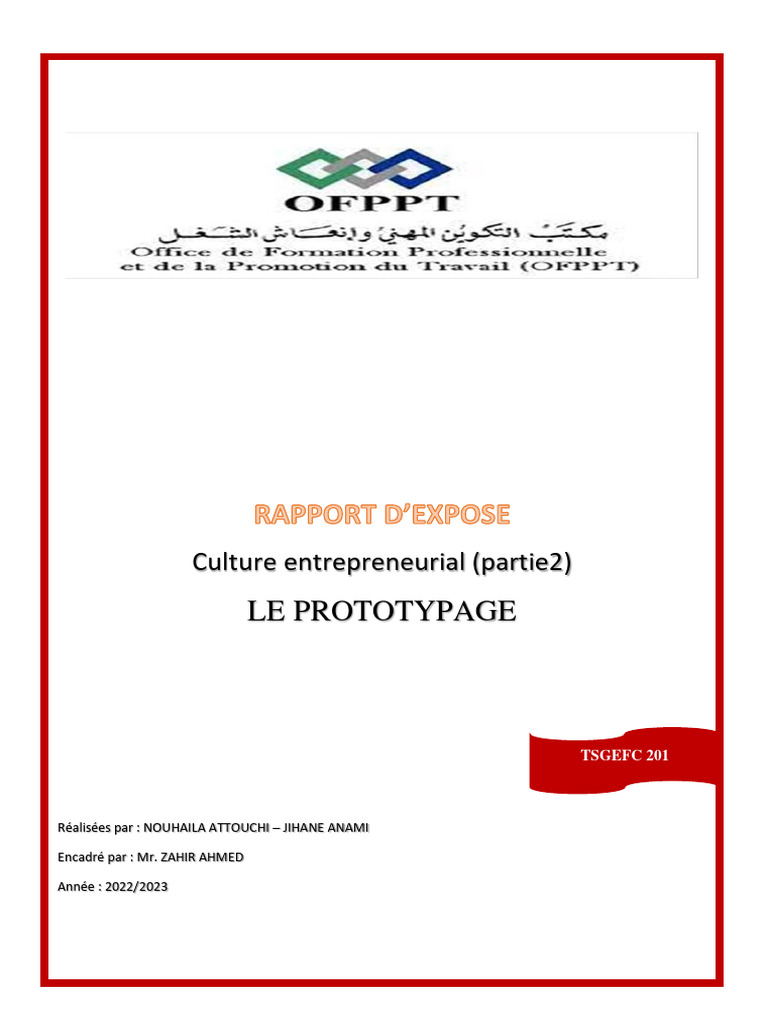 Définition et rôle du prototypage | PDF | Prototype | Conception