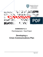 MoM Part 2 Crisis Communications Project I20231