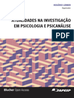Atualidades Na Investigação em Psicologia e Psicanálise - Livro 1