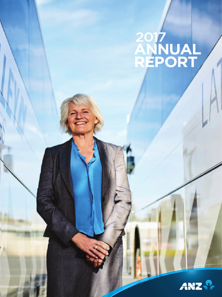 2017 Anz Annual Report PDF Banks Dividend